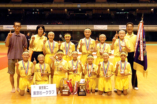 東京杉一クラブ　第28回全日本バレーボール小学生大会　男子　優　勝